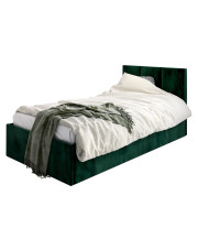 Zielone łóżko tapicerowane Barnet 6X - 3 rozmiary w sklepie Edinos.pl