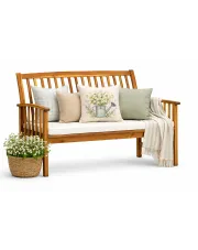 Ławka ogrodowa z poduszką - Rafio w sklepie Edinos.pl