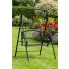 Czarna stalowa huśtawka Wiletto