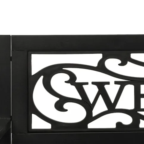 Huśtawka ogrodowa z napisem welcome