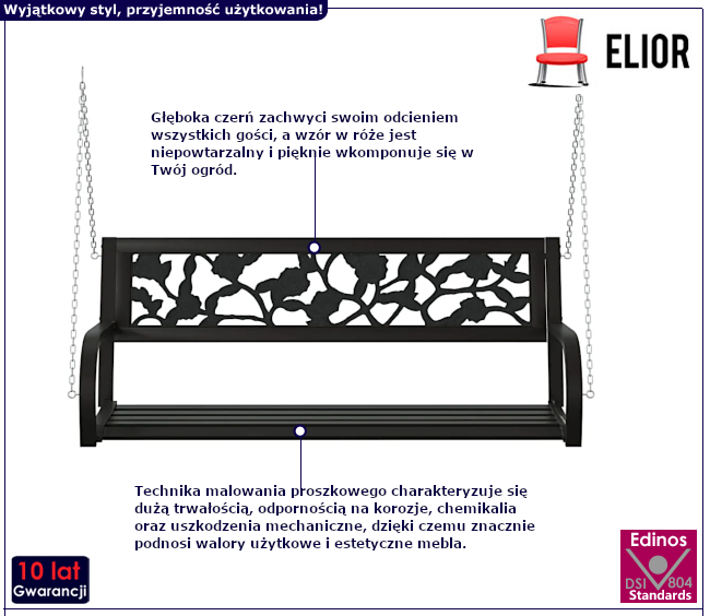 Huśtawka ogrodowa Imperia