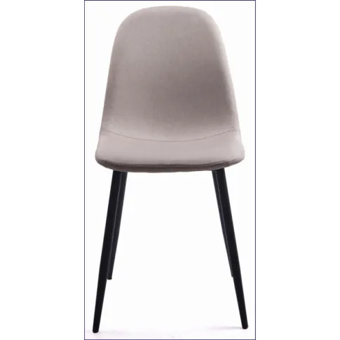 Beżowe krzesło tapicerowane Ipos