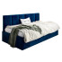 Granatowe łóżko z oparciem Barnet 7X - 3 rozmiary