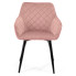 Różowe tapicerowane krzesło Wanja