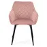 Różowe tapicerowane krzesło Wanja