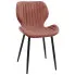 Welurowe różowe krzesło Oferion 3X
