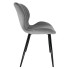 Szare tapicerowane krzesło z kompletu Oferion 4X