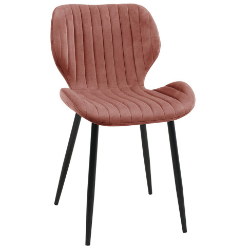Różowe krzesło z kompletu Oferion 4X