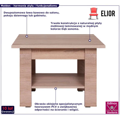 Ława kawowa z półką Molden 11X