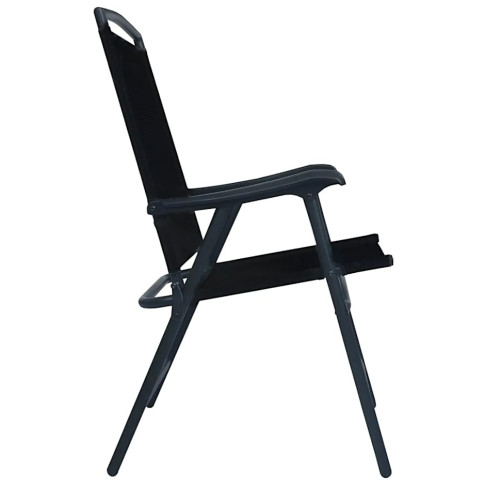 Czarne krzesło ogrodowe Tavira 5X