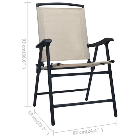 Wymiary krzesła ogrodowego Tavira 4X 