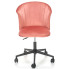 Różowe krzesło obrotowe biurkowe Vigi