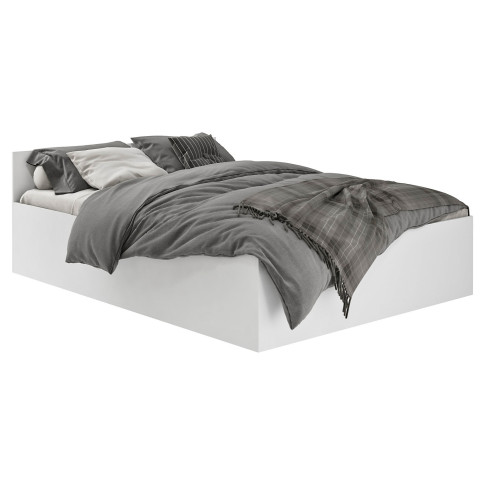 Białe łóżko z zagłówkiem Tamli 3X 90x200