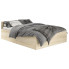 Rozkładane łóżko z materacem 120x200 dąb sonoma Tomlin 3X