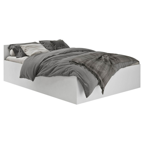 Białe łóżko z materacem Tamlin 3X 120x200