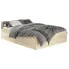 Młodzieżowe łóżko z materacem 140x200 dąb sonoma - Tamlin 3X