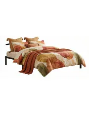 Czarne metalowe łóżko małżeńskie 200x200 cm - Mohn w sklepie Edinos.pl