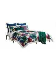 Szare metalowe łóżko małżeńskie 200x200 cm - Mohn w sklepie Edinos.pl