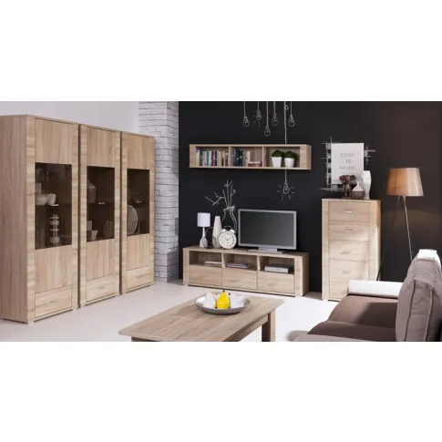 Wizualizacja aranżacji z witryną Molden 25X