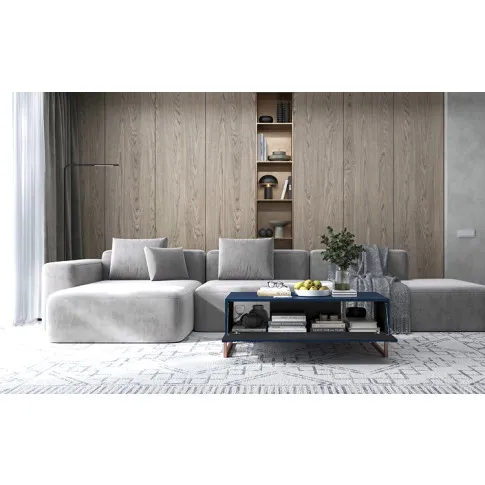 Dwupoziomowa ława kawowa granatowa Irving 9X