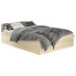 Nowoczesne łóżko z pojemnikiem 140x200 dąb sonoma - Tamlin 4X