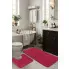 Zestaw różowych dywaników łazienkowych Ruselos