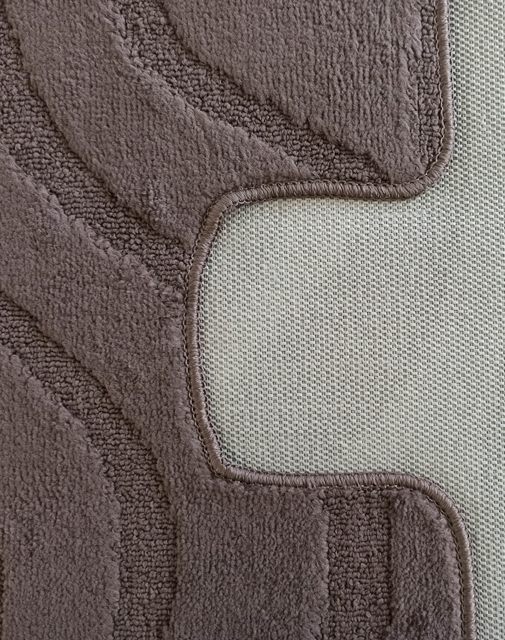 Zestaw brązowych dywaników do łazienki Bloom