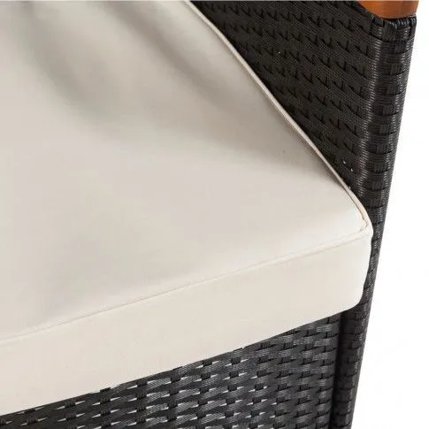 Szczegółowe zdjęcie nr 6 produktu Zestaw mebli ogrodowych Eklo - czarny