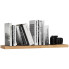 Półka na książki w klasycznym stylu dąb sonoma - Imersin 4X 80 cm