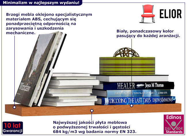 Półka ścienna Sevrox 5X olcha