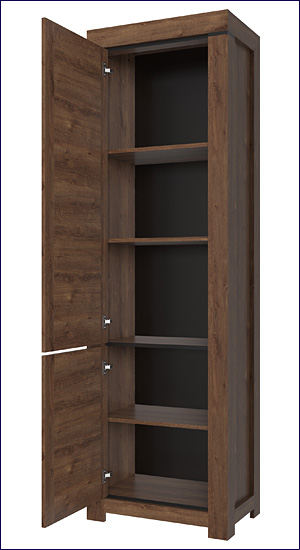 regał słupek dąb brązowy Samar 8X