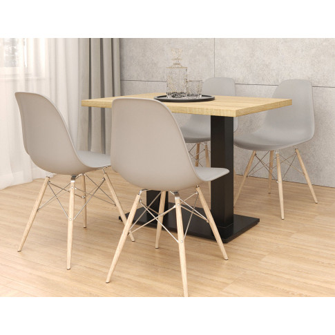 Prostokątny stół kuchenny i krzesła Ulex
