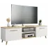 Skandynawska biała szafka pod tv Nivegi 3S