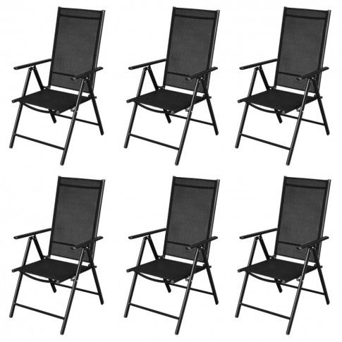 Fotografia Zestaw wypoczynkowy do ogrodu Berto - czarny z kategorii Stoły, krzesła, ławki