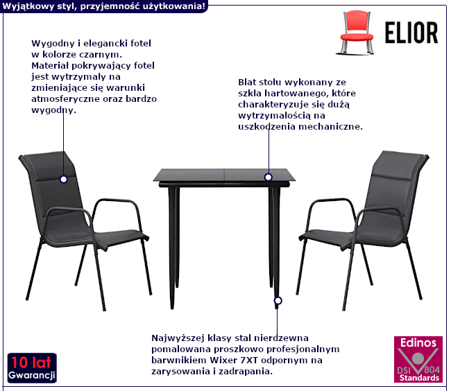Zestaw mebli ogrodowych Bristol