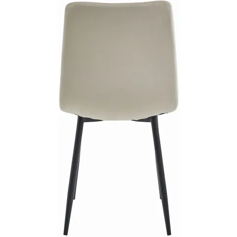 Tapicerowane bezowe krzesło do jadalni Saba 4X