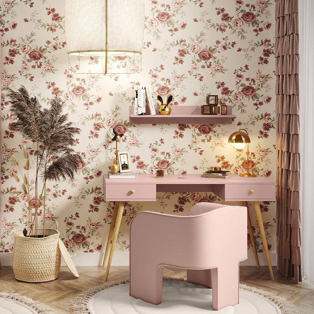 Różowa minimalistyczna półka Tida 12X