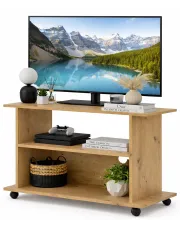 Mobilna szafka pod TV dąb artisan - Opiko w sklepie Edinos.pl