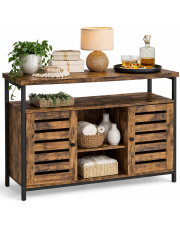 Komoda w stylu loft rustykalny brąz - Legans w sklepie Edinos.pl