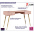 Skandynawskie biurko na drewnianych nogach TIda 13X