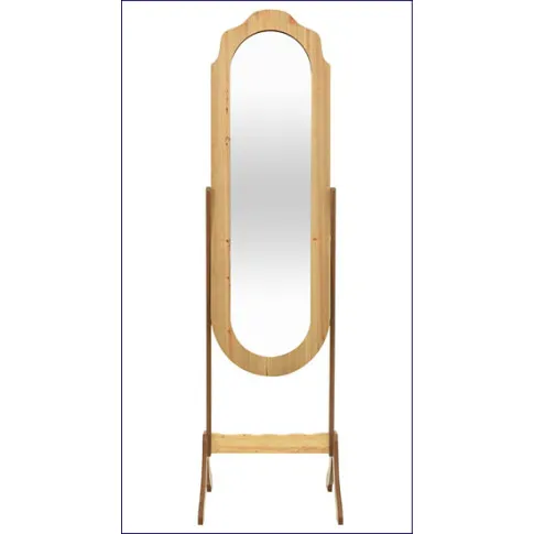 Obrotowe wysokie lustro Feriono kolor brązowy