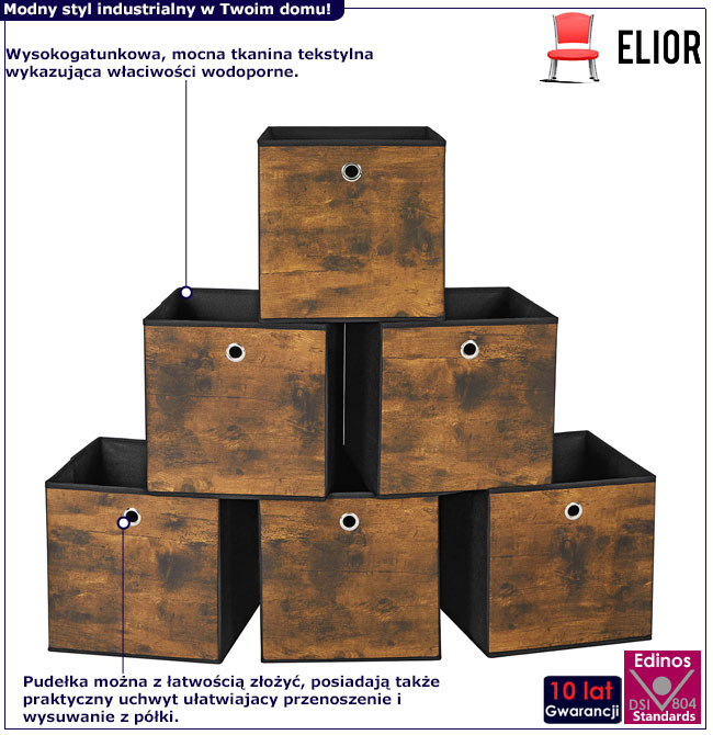 Komplet składanych organizerów Taupi