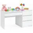 Zdjęcie produktu Białe biurko z szufladami dziecięce, młodzieżowe - Alvo 3X.