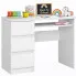Zdjęcie produktu Białe biurko dziecięce, młodzieżowe, z 3 szufladami - Berula 3X.