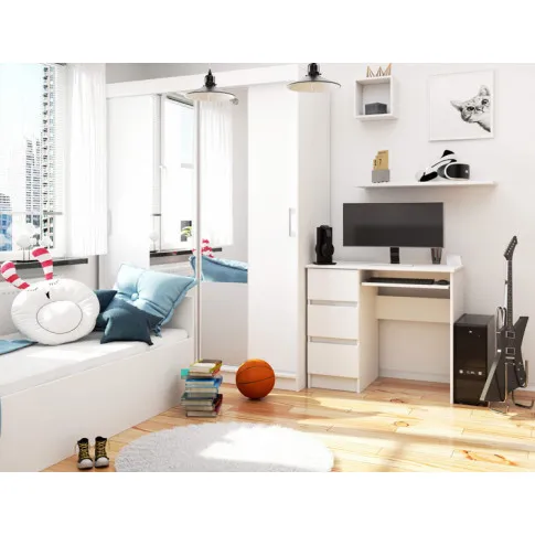 Zdjęcie biurko młodzieżowe, dziecięce do nauki Berula 3X-sklep Edinos.pl