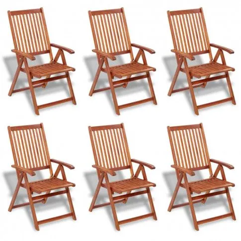 Zdjęcie zestaw drewnianych mebli ogrodowych Ulama 2X brązowy | Edinos.pl