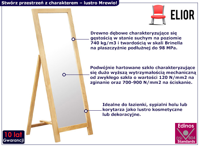 Stojące lustro Mrewio