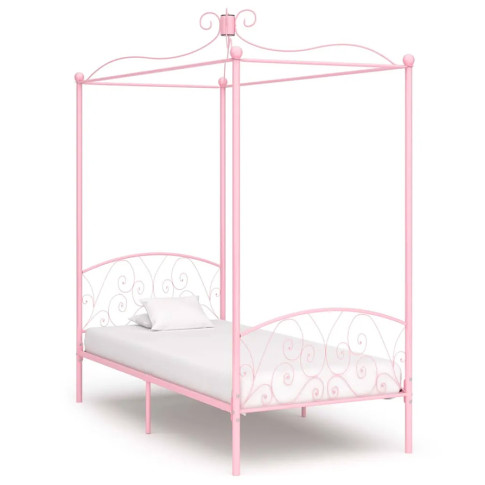 Różowe łóżko Orfes