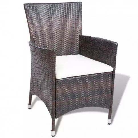 Szczegółowe zdjęcie nr 5 produktu Zestaw mebli ogrodowych Tamis - brązowy