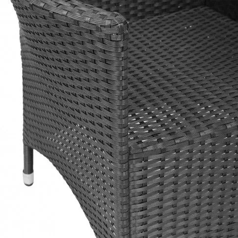 Szczegółowe zdjęcie nr 7 produktu Zestaw mebli ogrodowych Tamis - czarny